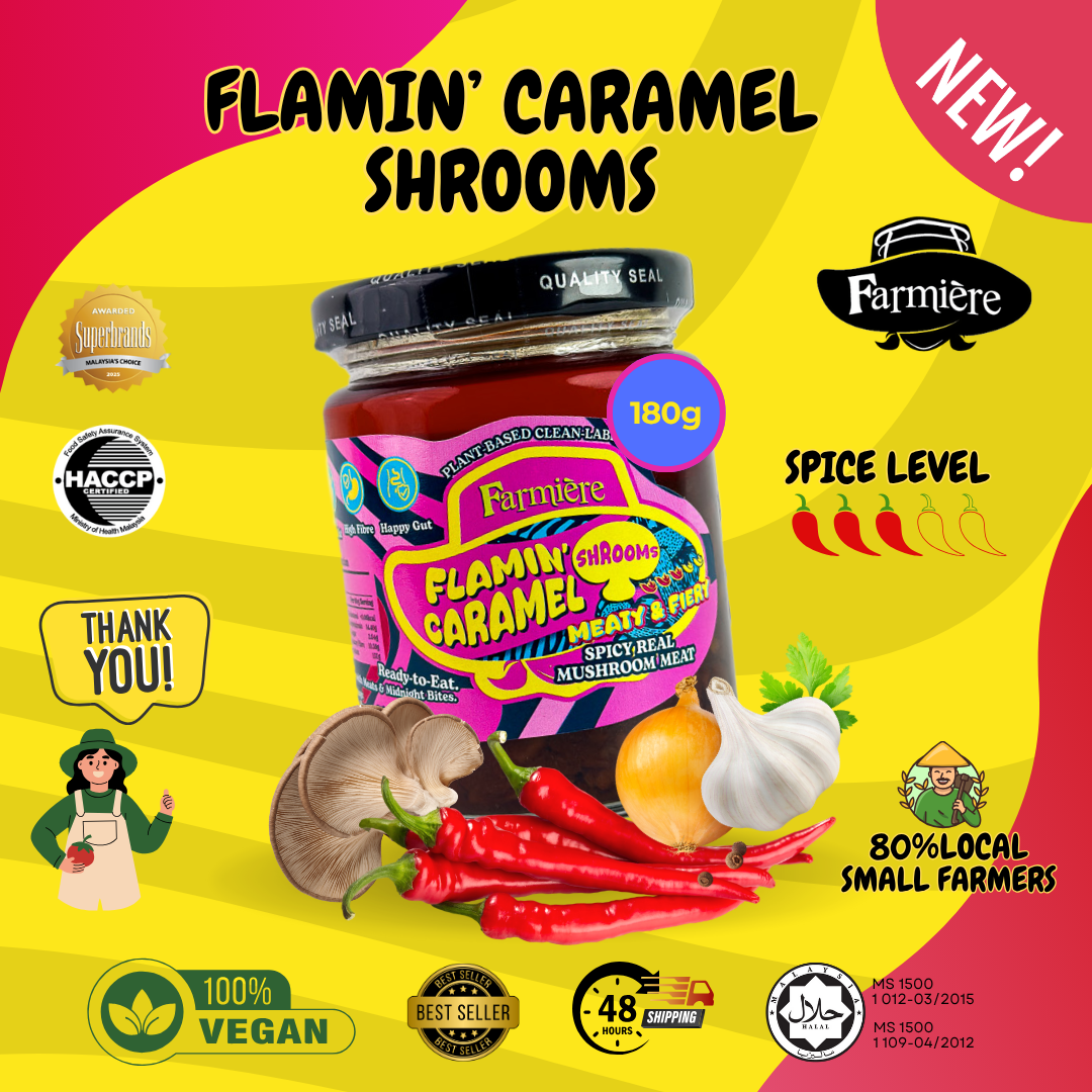 🔥 Flamin’ Caramel Shrooms - 180g Maison Jar