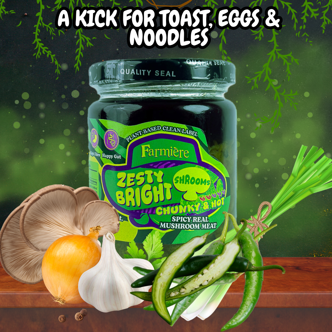 Zesty Bright Shrooms - 180g Maison Jar