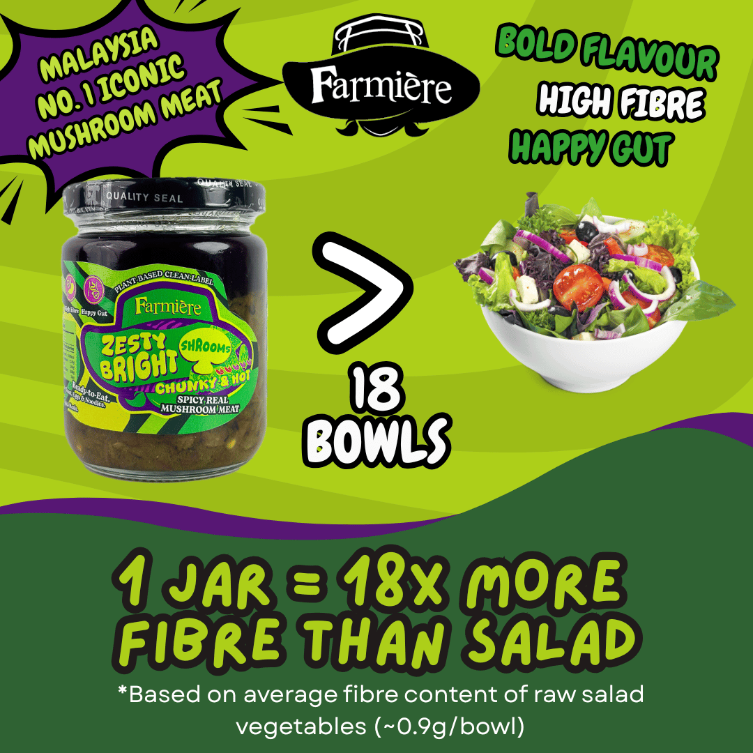 🥗 Zesty Bright Shrooms - 180g Maison Jar