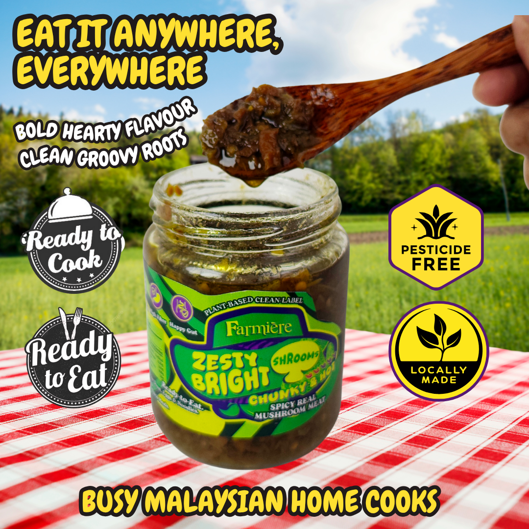 Zesty Bright Shrooms - 180g Maison Jar