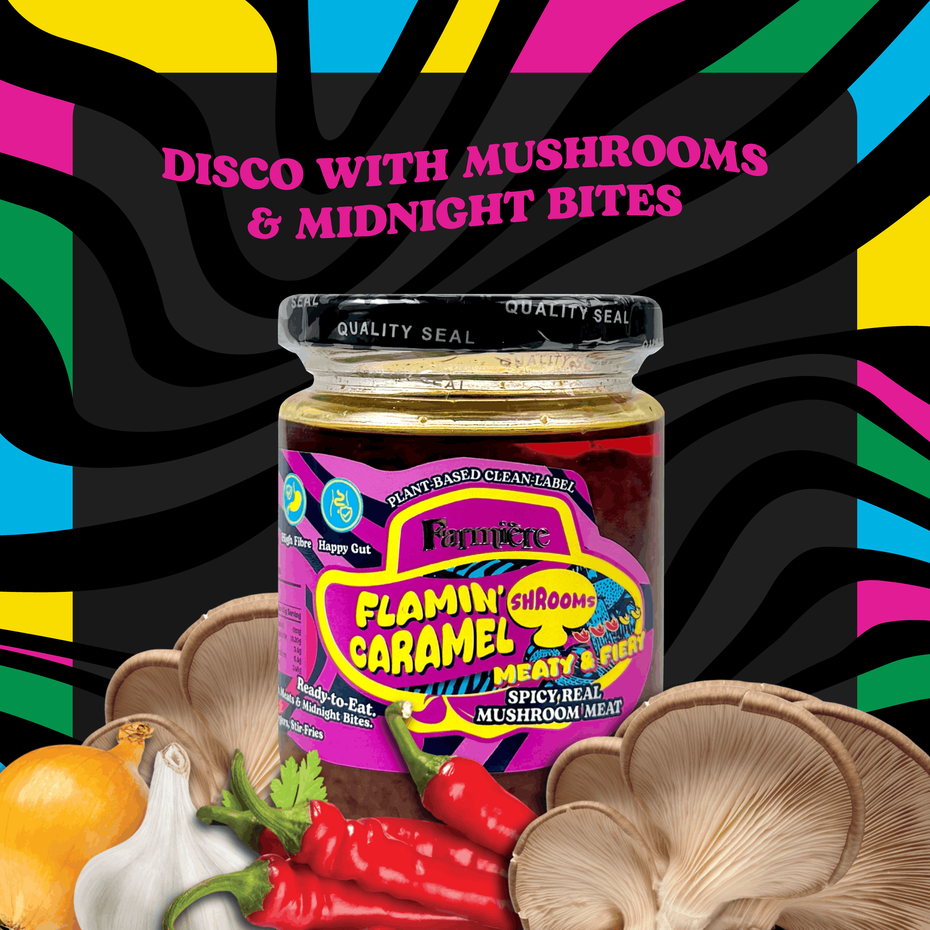 🔥 Flamin’ Caramel Shrooms - 180g Maison Jar