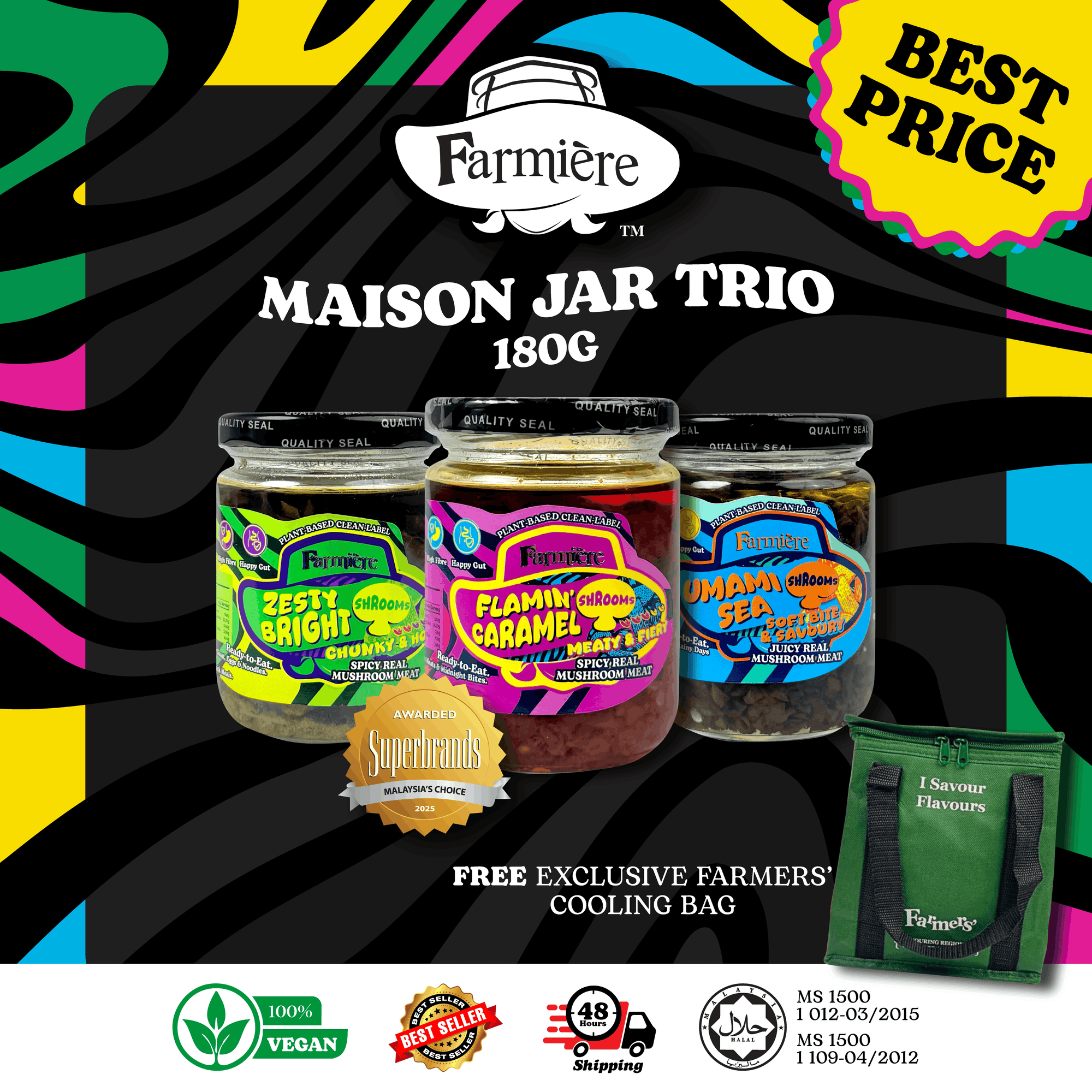 Farmière™ Maison Jar Trio