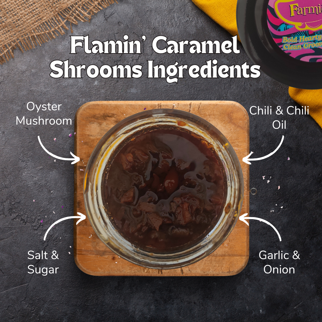 🔥 Flamin’ Caramel Shrooms - 180g Maison Jar