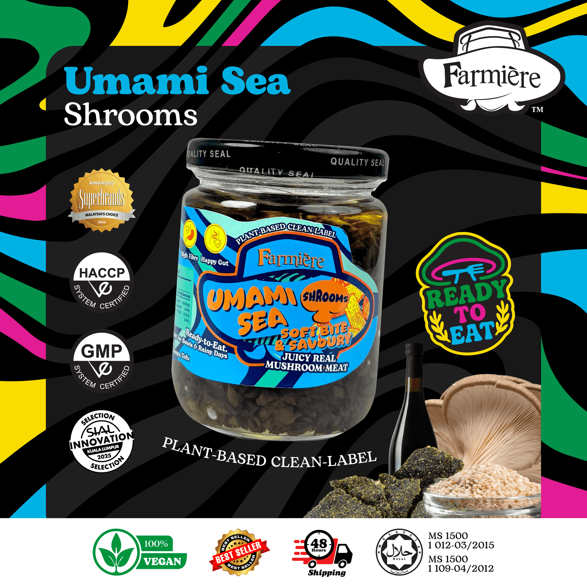 🌊 Umami Sea Shrooms - 180g Maison Jar