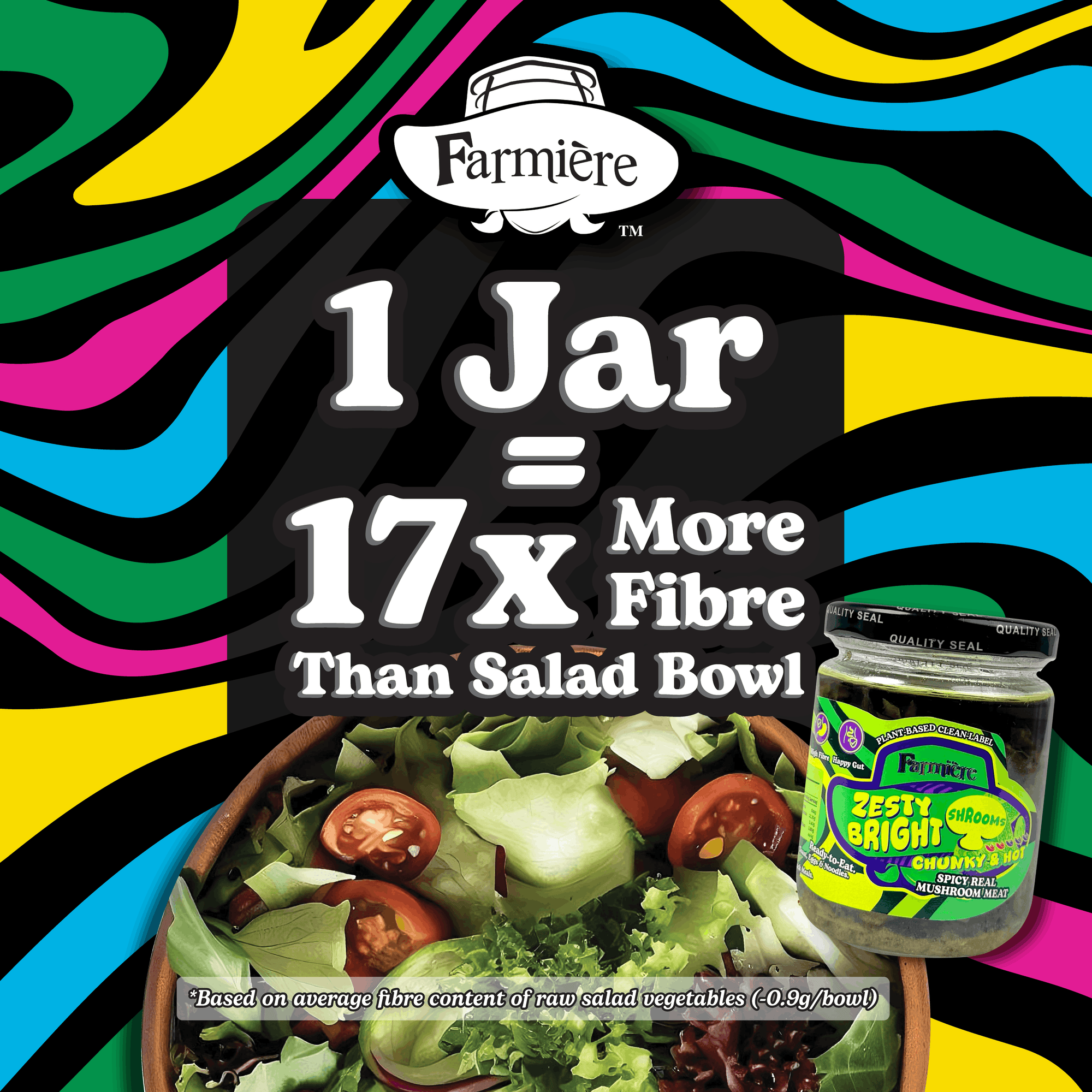 🥗 Zesty Bright Shrooms - 180g Maison Jar